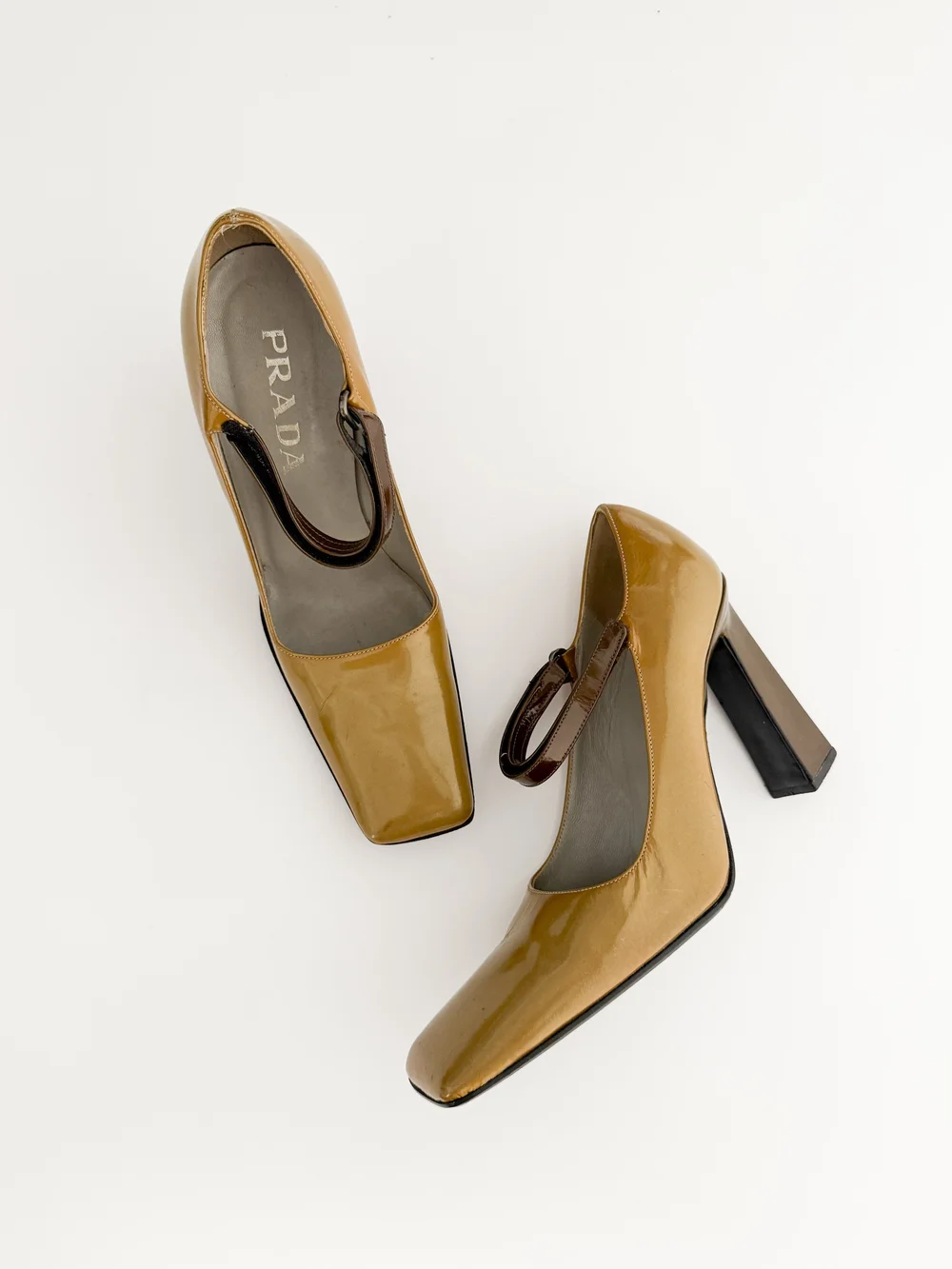 Prada Vintage F/W 1998 Patent Leather Mary Jane Heels (US 7.5 / IT